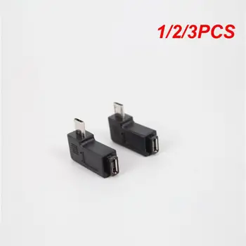 1/2/3PCS Nelengva sugadinti USB jungtį Juodas USB adapteris 