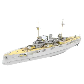 1/200 Nasau mūšio laivo modelio rinkinys Nuotolinio valdymo pultas Karo laivo modelio rinkinys 