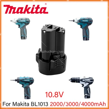 100% originalus Makita 10.8V BL1013 įkraunami elektriniai įrankiai ličio jonų baterija TD090D DF030D LCT203W BL1014 įrankiai Baterija