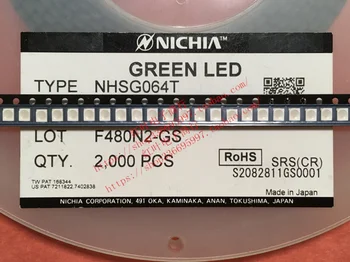 100vnt/ NHSG064T pleistras 1210/3528 ryški smaragdo žalia šviesa LED lempos karoliukai automobilio centriniam valdymui