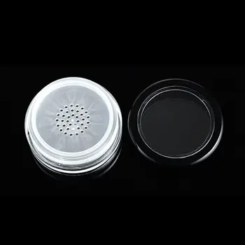 10ml Empty Loose Face Powder Blusher Puff Case Box Makeup Cosmetic Indes Containers with Sifter Dangteliai Maža nešiojama pakavimo dėžutė