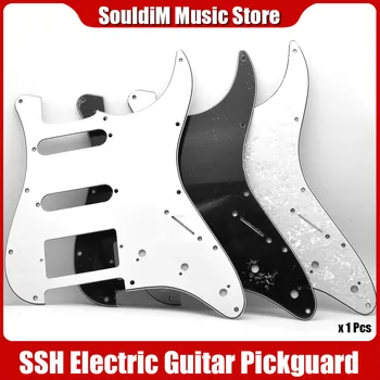 11 skylių elektrinės gitaros pikapas SSH HSS gitaros įbrėžimo plokštelė ir varžtai tinka ST elctric gitaros dalims