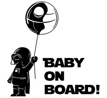15cm Astronautas kūdikis laive Neperšlampamas ir nuo saulės apsaugantis Kūrybinis automobilio lipduko raštas Automobilių aksesuarai Vinilo lipdukai