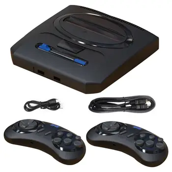 16-bit Classic Retro MD Sega žaidimų konsolė ForHDMI Home HD TV žaidimų konsolė 2.4G belaidė delninė dviguba žaidimų konsolė su 2