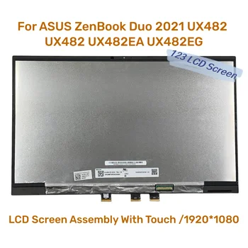 18100-1401 14.0 1920X1080IPS EDP LCD ekrano surinkimas su lietimu ASUS ZenBook Duo 2021 UX482 UX 482 UX482EA UX482EG ekranas