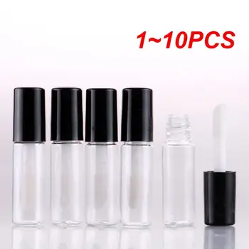 1~10PCS Tūbelės kosmetika su tuščiu lūpų dažų buteliuku Lipgloss mėginio konteineris didmeninė prekyba lūpų blizgio vamzdeliais rožinis auksas