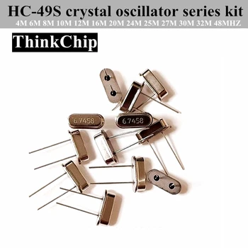 (200vnt./krepšys ) 49S 6.144mhz kristalų osciliatorių serijos rinkiniai