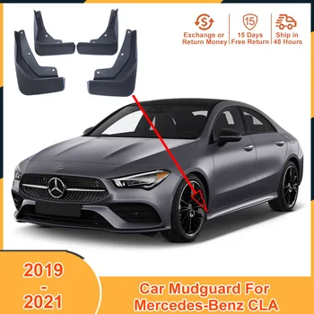 2019-2021 Automobilių purvasaugiai, skirti Mercedes-Benz CLA 2019 2020 2021 Accesspries Auto Mud Sklendės apsauga Purslų apsaugos sparnas