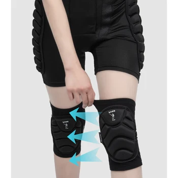2024Ski Hip Pad Kelnės Knee Pad Anti-Fall Pants Pad viduje Dėvėkite minkštas apsaugines priemones Vyrai ir moterys Slidinėjimo kostiumas Atsarginiai reikmenys