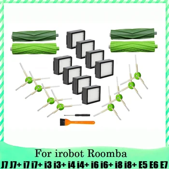 22PCS Irobot Roomba i7 i7+ i3 i3+ i4 i4+ i6 i6+ i8+ J7 J7+/Plus E5 E6 E7 dulkių siurblio atsarginės dalys