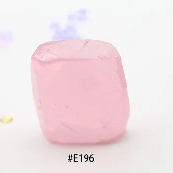 250g Nanosital Rough Stone Quartz Pink #E196 sintetiniai brangakmeniai dirbtinių brangakmenių gamybai didmenine kaina