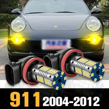 2vnt Canbus LED rūko šviestuvų priedai Porsche 911 997 2004-2012 2005 2006 2007 2008 2009 2010 2011