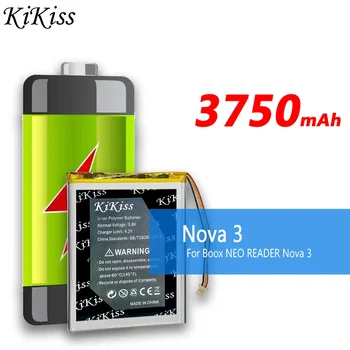 3750mAh KiKiss įkraunama baterija Onyx Boox NEO READER Nova 3 Nova3 elektroninis skaitytuvas Didelės talpos pakaitinės baterijos