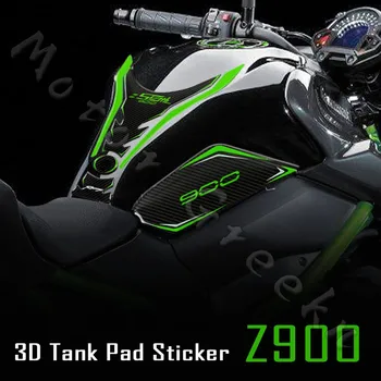 3D motociklų degalų bako lipdukas Alyvos dujų dangtelio dangtelio apsauga Lipdukų rinkinio priedai Atsparus vandeniui Kawasaki Z900 z900 2022 2023