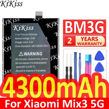 4300mAh KiKiss galinga baterija BM3G skirta Xiaomi Mix3 mišiniui 3 5G