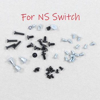 50sets pilno komplekto varžtai NS Nintendo Switch konsolės atsarginėms dalims