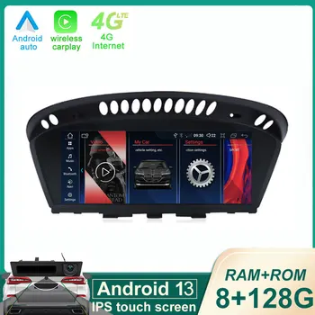 8.8 colių Android 13 jutiklinis ekranas skirtas BMW E60 E61 E62 E90 E91 automobilių Carplay monitoriams Multimedijos stereo Speacker radijo grotuvas