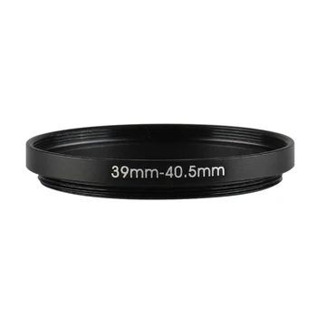 Aliuminio juodas pakopinio pakėlimo filtro žiedas 39mm-40.5mm 39-40.5mm Nuo 39 iki 40.5 adapterio objektyvo adapteris skirtas Canon Nikon Sony DSLR fotoaparato objektyvui