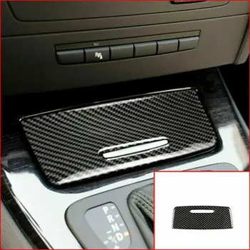 Anglies pluošto automobilių laikymo dėžutės skydo dangtelio lipdukai, skirti BMW 3 serijos E90 E92 E93