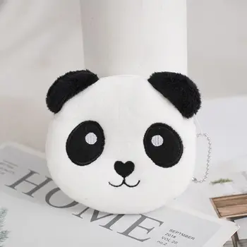 Animacinis filmas Panda Pliušinė moneta Piniginė Dovana Meška Kiaulė Pliušinių ausinių krepšys Užtrauktuko krepšys Pakabukas Pliušinis nulis Piniginė Vaikai