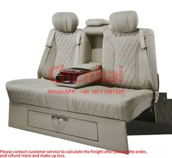 Aukštos kokybės didmeninės prekybos mados dizaino stiliaus automobilinė kėdutė su jutiklinio ekrano miegamosiomis sėdynėmis autobuso furgono automobilinei sėdynei sofa lova