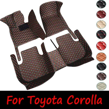 Automobiliniai grindų kilimėliai Toyota Corolla 9th Gen. 2000 2001 2002 2003 2004 2005 2006 Auto Foot Pads Interjero aksesuarai