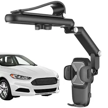 Automobilinio telefono laikiklis 360 laipsnių reguliuojamas daugiafunkcinis automobilinio telefono laikiklis Anti-shake mobiliųjų telefonų laikiklis, skirtas priekiniam stiklui universalus