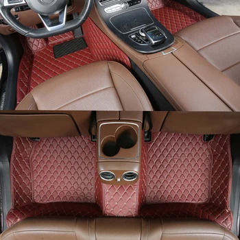 Automobilinis grindų kilimėlis Toyota Corolla 2014 2015 2016 2017 2018 Benzino versija Neslystantis Pilnas komplektas Interjero dovanos Automobilių aksesuarai