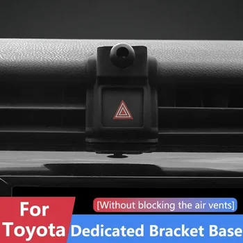 Automobilinis mobiliojo telefono laikiklis Dedikuoti laikikliai Laikiklio pagrindo rotuojami palaikymo priedai Toyota CHR Corolla RAV4 Camry Prado