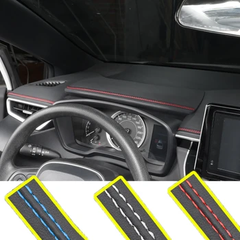 Automobilio durų prietaisų skydelis Odinis dekoratyvinis linijos lipdukas mitsubishi xc90 peugeot 308 daewoo nexia kia rio x-line
