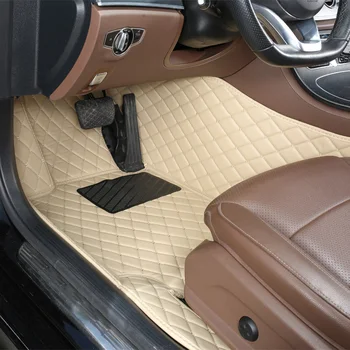 Automobilio grindų kilimėlis Volkswagen Golf 7 2013 2014 2015 2016 2017 2018 2019 2020 Diamond Luxury Custom Woman Interior Auto aksesuaras