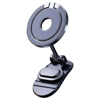 Automobilio magnetas Telefono laikiklis Sulankstomas 360 laipsnių pasukimas Prietaisų skydelis Telefono laikiklis Universalus prietaisų skydelio telefono laikiklis visiems mobiliesiems telefonams