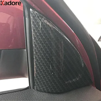 Automobilio priekinių vidinių durų langas Stulpo trikampio dangčio apdaila MG Zs visureigiui 2017 2018 Anglies pluošto salono liejimo priedai