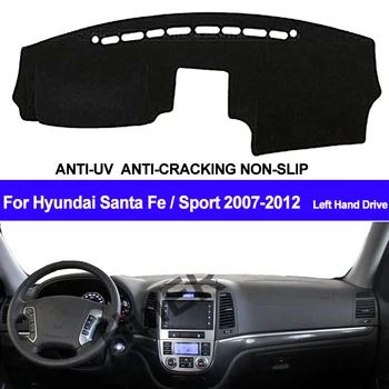 Automobilio prietaisų skydelio dangtelis Hyundai Santafe Santa Fe 2007 2008 2009 2010 2011 2012 Dash Mat Dash Pad DashMat kilimas ANti-UV NESLIDUS
