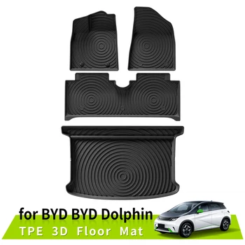 Automobilių grindų kilimėliai Bagažinės padas BYD BYD Dolphin vandeniui atsparūs neslystantys priedai 3D TPE vairavimas kaire / dešine ranka