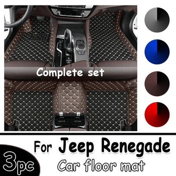 Automobilių grindų kilimėliai Jeep Renegade 2022 2021 2020 2019 2018 2017 2016 Automobilių interjero aksesuarų apsauga Individualūs kilimai Stilius