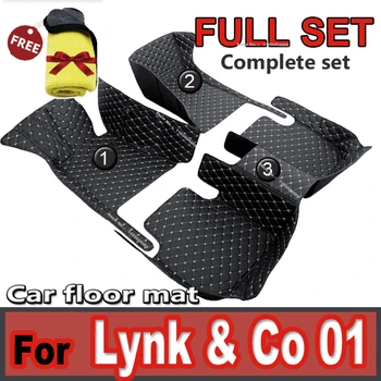 Automobilių grindų kilimėliai Lynk & Co 01 2021 Custom Auto Foot Pads Automobilių kilimų dangčio salono aksesuarai