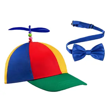Beisbolo kepuraitė su peteliškės naujumu Ryškiaspalvė dekoravimo propelerio kepurė sportui Kempingas Puošni suknelė Lauke Berniukai Mergaitės