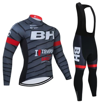 Black BH Cycling Jersey Men 20D Winter 2024 ITALIA Bike Maillot Jacket Pants Suit Ropa Ciclismo Fleece Bicycl Clothing