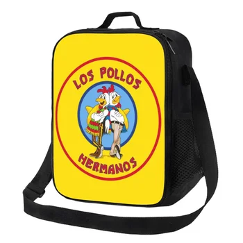 Breaking Bad Los Pollos Hermanos Resuable Box for Leak The Chicken Brothers Cooler Thermal Food Insulated Lunch Bag