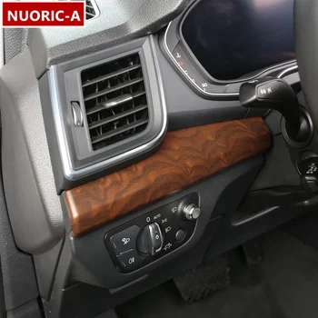 Car Center Console prietaisų skydelio rėmo rėmo dekoratyvinių juostelių apdaila Audi Q5 FY 2018-22 LHD interjero aksesuarų lipdukai