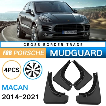 Car Mudflaps For -Porsche MACAN 2014-2021 Mudguards Fender Flap Splash Guards Cover Mud Car Wheel Accessories