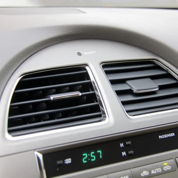 Center Console Grill Dash AC oro kondicionieriaus ventiliavimo anga 55660-33210 skirta Lexus ES350 2007-2009 Auto Air Vent Outlet Panel Cover Frame