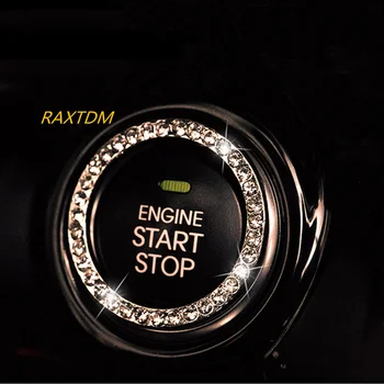 Crystal Car Engine Start Stop uždegimo rakto žiedas Lexus RX300 RX330 RX350 IS250 LX570 is200 is300 ls400 Land Rover LR4 LR