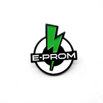 Custom metal soft emal E-PROM reklaminio smeigtuko ženklelis