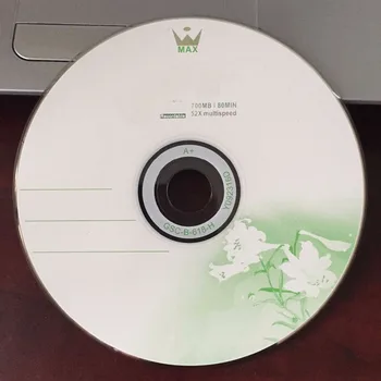 Didmeninė prekyba 5 A klasės diskai 700 MB 52x Lily Blank Atspausdintas CD-R diskas