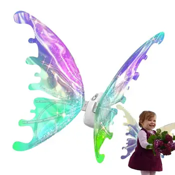 Elektra Švytintys drugelio sparnai Automatinis sūpynės Angelas Fėja Princesės sparnai Kostiumas vaikams Naminis šuo Gimtadienio vakarėlis Helovino dekoras