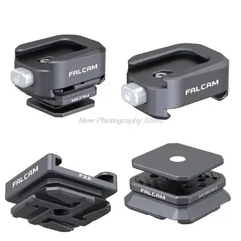 FALCAM F22 greito atleidimo adapterio sistema Šaltų batų adapteris, skirtas Nikon Canon Sony DSLR fotoaparato narvelis Trikojis šaltų batų laikiklis
