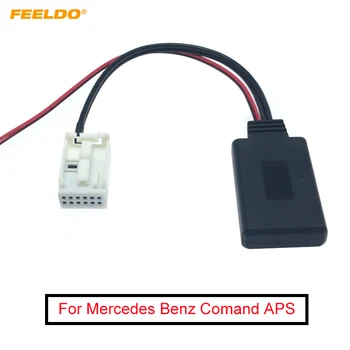 FEELDO automobilinis stereofoninis radijas AUX kabelis Mercedes Benz Comand APS NTG CD20 30 50 Belaidė Bluetooth sąsaja Garso AUX adapteris