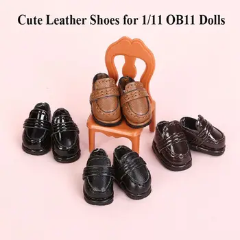 For obitsu11GSCbody9OB11 for 1/11 OB11 Rankų darbo mieli lėlių batai Nauji laisvalaikio odiniai batai Cowhide Dolls Batai